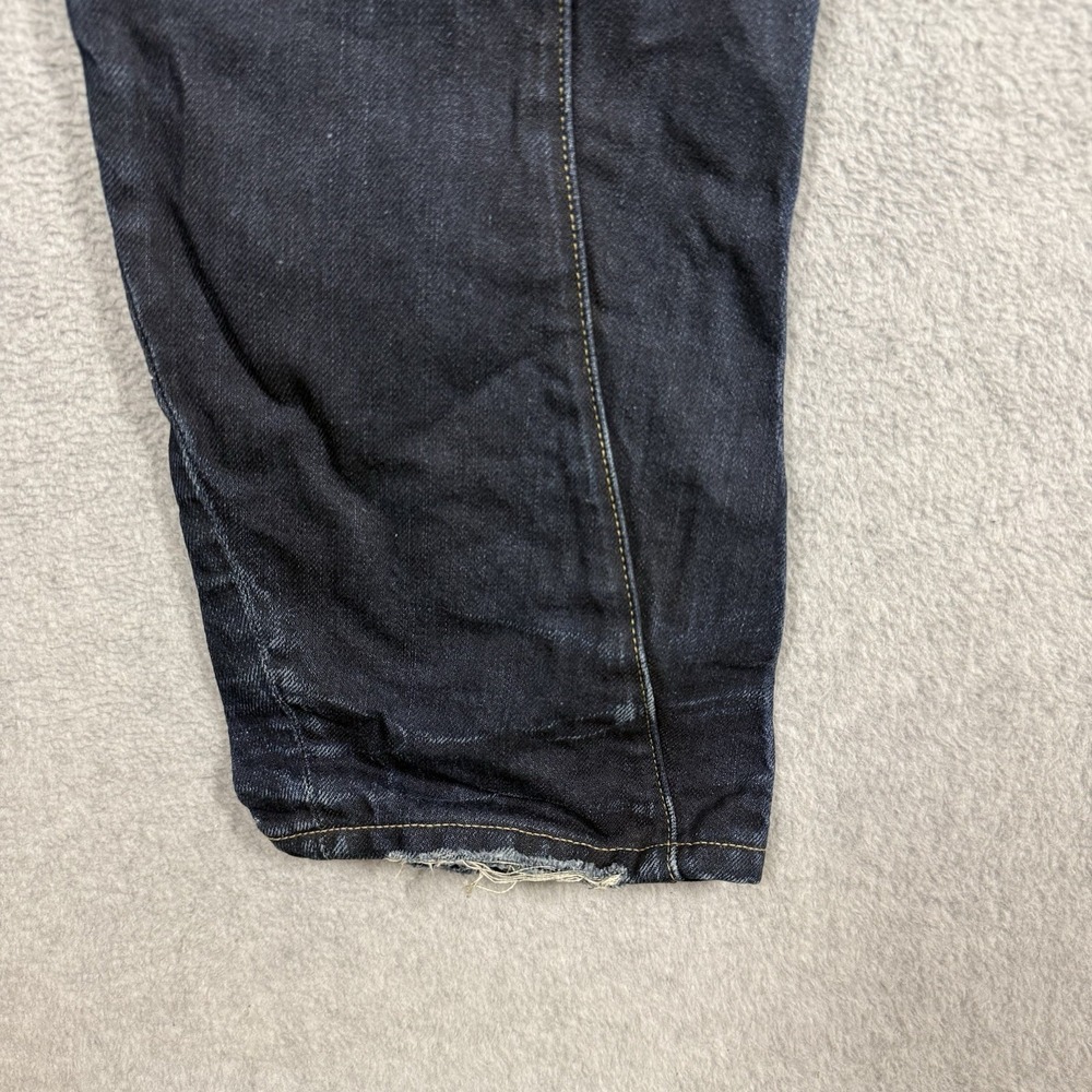 G-Star Raw Type C 3D Loose Tapered Jeans Mens 32x29 Distressed Faded Dark Wash - Picture 5 of 14